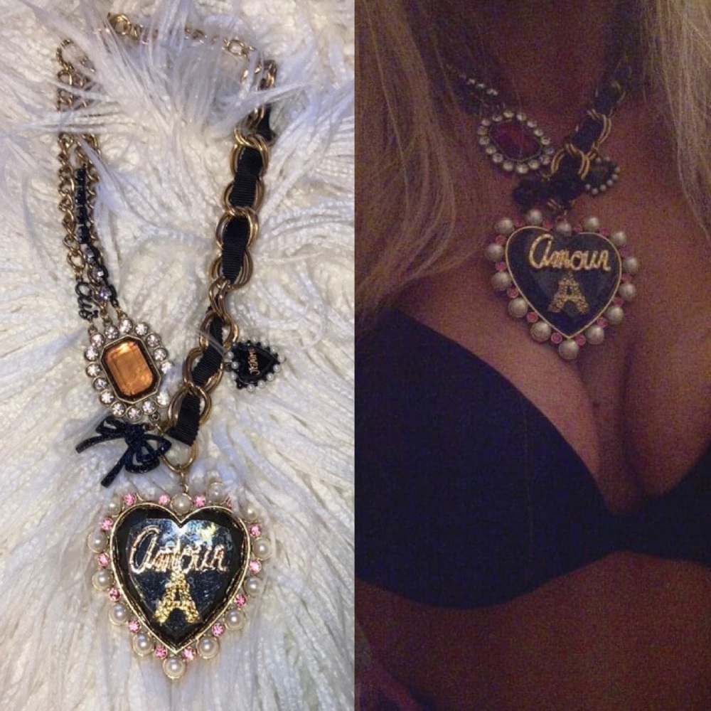 BETSEY JOHNSON Amour Necklace
